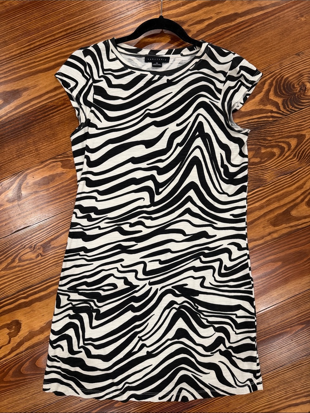Sanctuary zebra print tee dress
